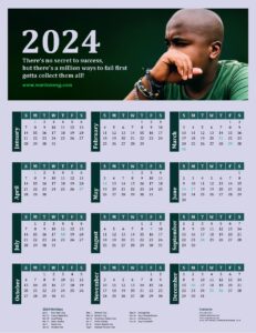 Illustrative Excellence Infusing Artistic Brilliance into Calendar Design