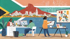 The Creative Process Behind Warten Weg A South African Graphic Design Journey