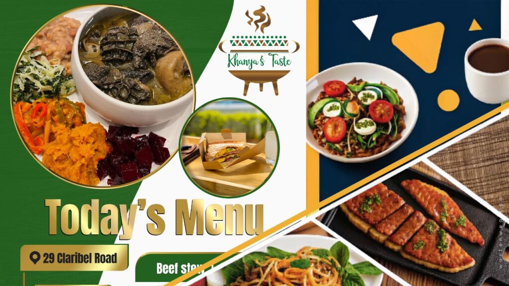 Restaurant Flyer Photoshop Tutorial | Food Flyer Design 2 South Africa Graphic Design Warten Weg Restaurant Flyer Design Photoshop Tutorial for Kasi Restaurants