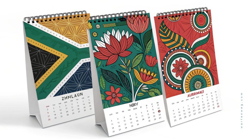 Brilliance into Calendar Design: Unique, Custom, & Branded 5 South Africa Graphic Design Warten Weg Brilliance into Calendar Design by Warten Weg Unique, Custom, & Branded