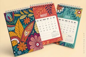 Brilliance into Calendar Design by Warten Weg Unique, Custom, & Branded