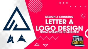 Design a Stunning Letter A Logo Design from Scratch in Minutes!