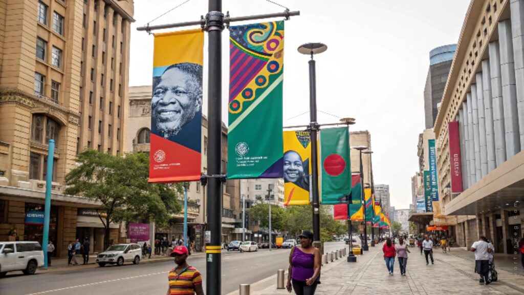 Mastering the Art of Street Pole Boulevard Banners: A Saffa's Guide to Eye-Catching Design 4 South Africa Graphic Design Warten Weg Mastering the Art of Street Pole Boulevard Banners A Saffa's Guide to Eye-Catching Design