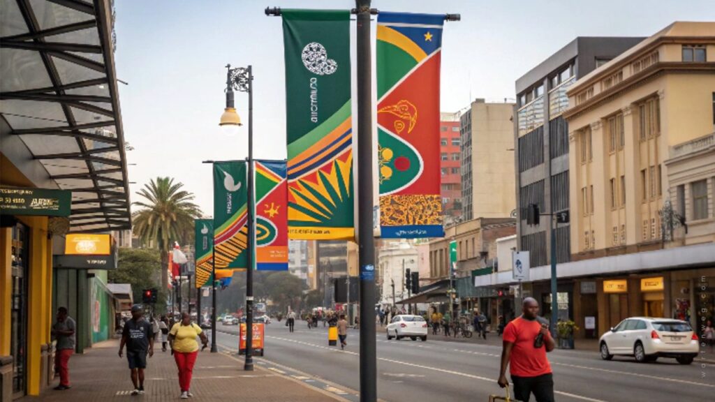 Mastering the Art of Street Pole Boulevard Banners: A Saffa's Guide to Eye-Catching Design 2 South Africa Graphic Design Warten Weg Mastering the Art of Street Pole Boulevard Banners A Saffa's Guide to Eye-Catching Design