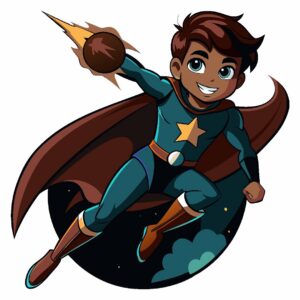 Comet Kid - Superhero Graphic Assets: 31 Free SVG, EPS, JPG