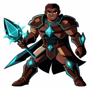 Crystal Knight - Superhero Graphic Assets: 31 Free SVG, EPS, JPG