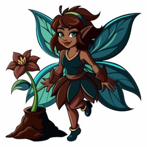 Flora Fairy - Superhero Graphic Assets: 31 Free SVG, EPS, JPG