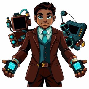 Gadget Boy - Superhero Graphic Assets: 31 Free SVG, EPS, JPG
