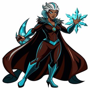 Ice Queen - Superhero Graphic Assets: 31 Free SVG, EPS, JPG
