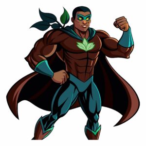 Mighty Green - Superhero Graphic Assets: 31 Free SVG, EPS, JPG