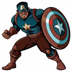 Star Shield - Superhero Graphic Assets: 31 Free SVG, EPS, JPG