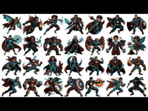 Superhero Graphic Assets 31 Free SVGs & More