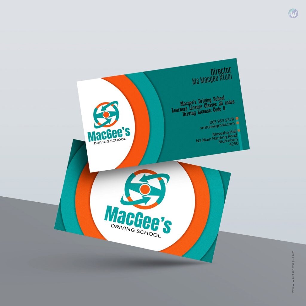 Business Card Design by Warten Weg