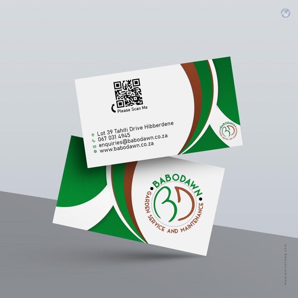 Business Card Design by Warten Weg