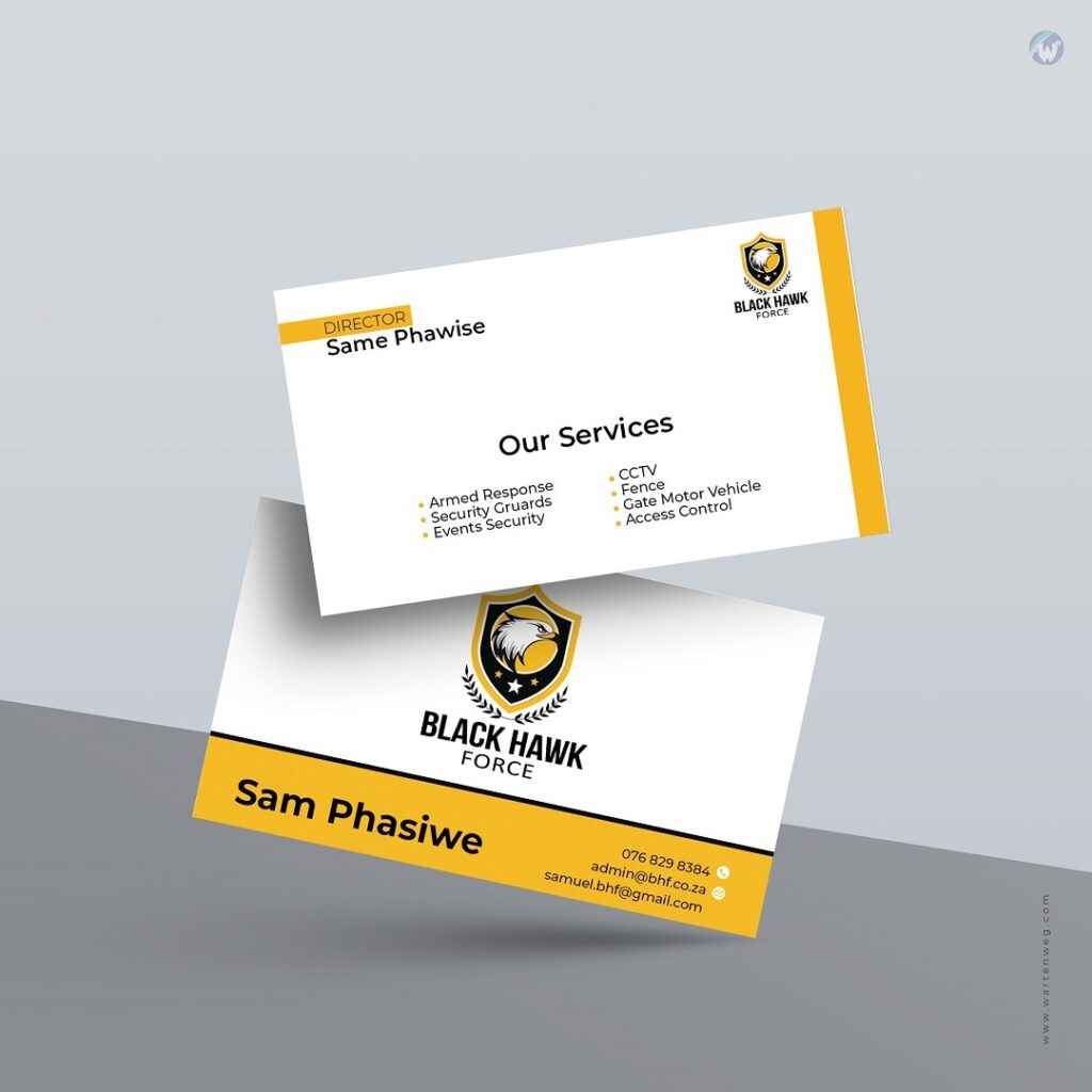 Business Card Design by Warten Weg