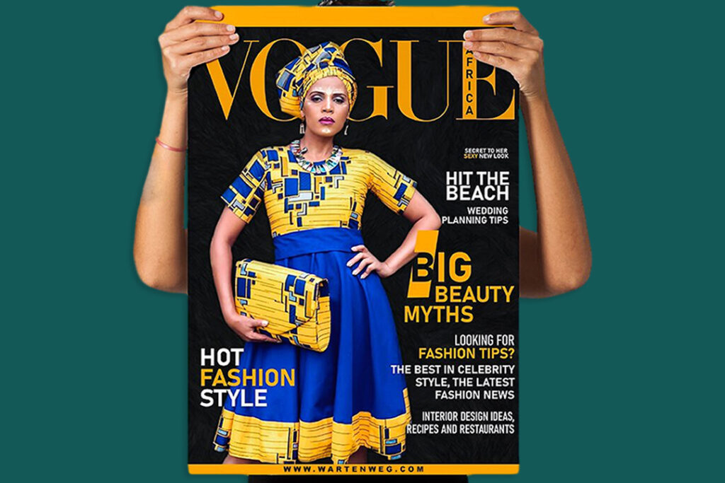 Create a Magazine Cover Challenge #VogueChallenge in Photoshop