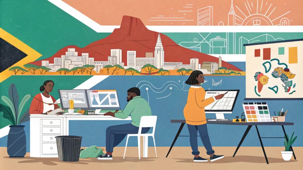 The Creative Process Behind Warten Weg A South African Graphic Design Journey