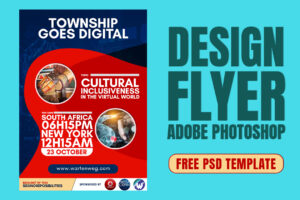 How To Design Zoom Flyer In Adobe Photoshop with Free Template
