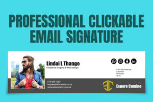 How To Create a Professional Clickable Email Signature in Photoshop