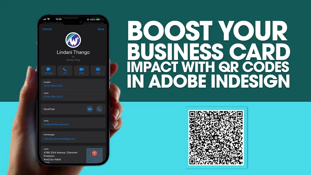 Boost Your Business Card Impact with QR Codes in Adobe InDesign