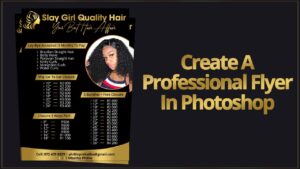 How to Create a Professional Flyer in Photoshop Tutorial | Free PSD AI Files