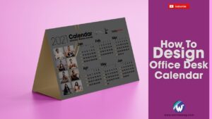 Design Office Desk Calendar for 2021 in Photoshop Sebenza Women Awards